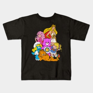 80s Cartoons Kids T-Shirt